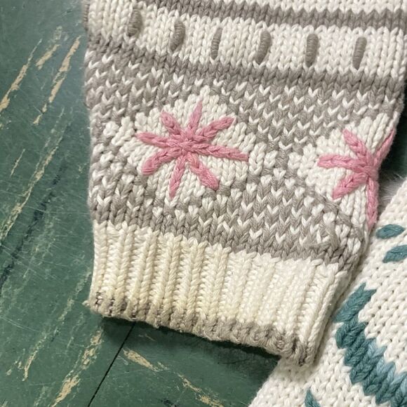 Women's Floral Knit Cardigan Sweater - Picture 12 of 12